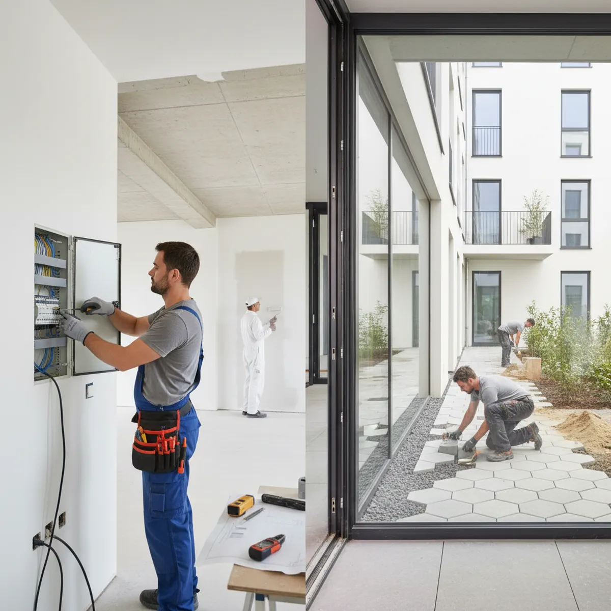 TGS Krüger Team bei der Arbeit