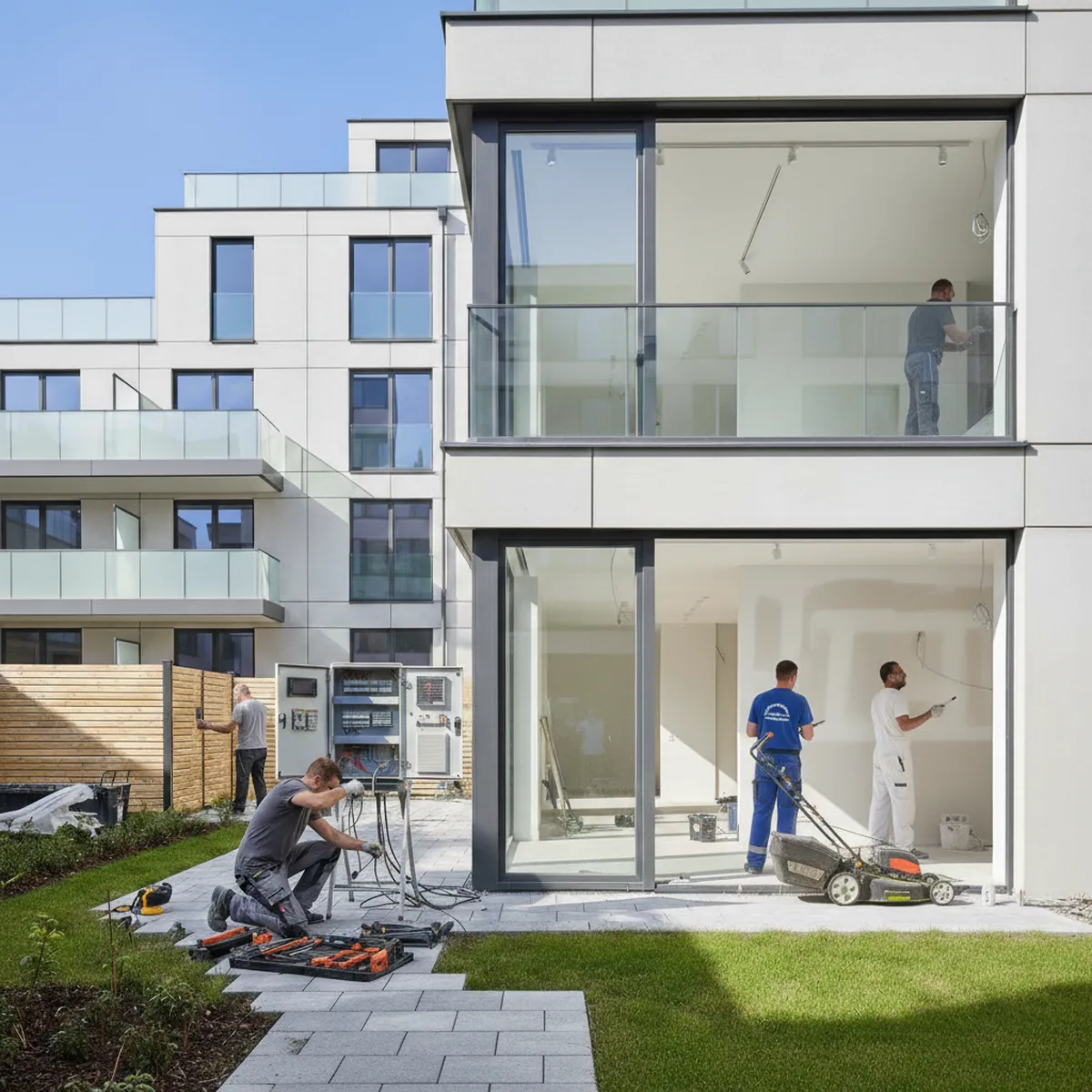 TGS Krüger Team bei der Arbeit